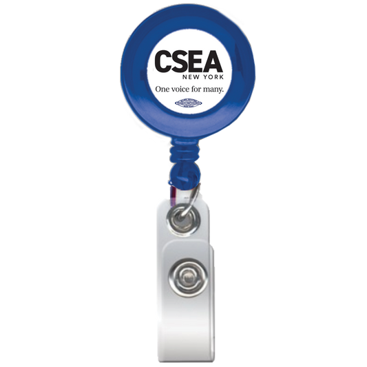 NEW! Badge Reel - Blue