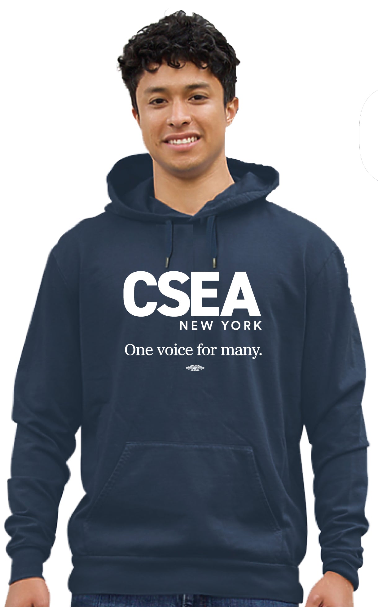 CSEA Unisex Cotton Pullover Hoodie -- NAVY