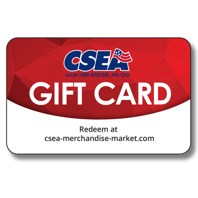 CSEA Merchandise Market Gift Card - $25, $50, or $100