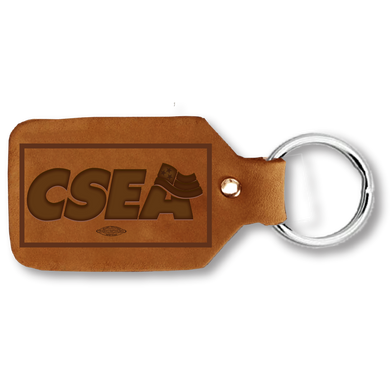 CSEA Union Made Leather Key Tag