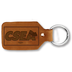CSEA Union Made Leather Key Tag