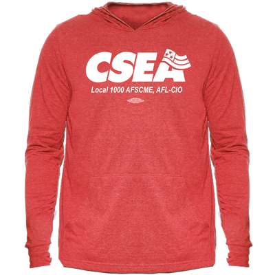 CSEA Unisex Performance Hoodie Shirt - Red